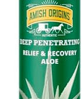 Amish Origins Deep Penetrating Joint & Muscle All Natural Therapy Aloe Cream 3.5 Oz Pump With Aloe For Sore Muscle Shooting Mosquito Bites Itching