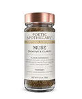 Starwest Botanicals Muse Organic Functional Seasoning Blend - 1.2 oz | Citrus Spice Blend with Coriander, Lavender, Peppermint, & Lemon Peel, Salt Free, No MSG, Gluten Free, Vegan
