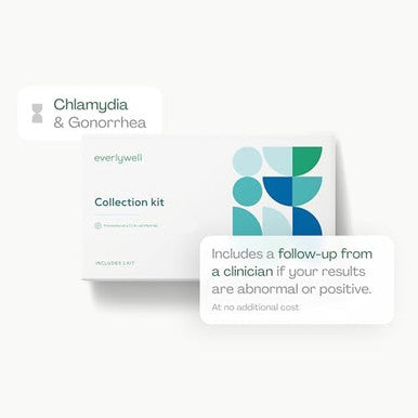 Everlywell Chlamydia And Gonorrhea Athome Lab Test For Women And Men Get Accurate Sti Test Results From Clia Labs Within Days Ages 18 Plus