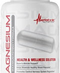 Metabolic Nutrition Magnesium, 650Mg Per Serving, Non-Gmo, Vegan, Gluten , 90 Capsules