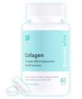 Bettervits Collagen Peptides Complex With Hyaluronic Acid & Turmeric Hydrolyzed Marine Collagen Supplements For Women & Men Collagen With Vitamin C For Skin Hair Nails & Joints 60 Capsules