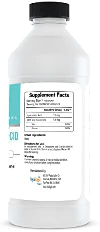 Hyalogic Liquid Zinc Supplement For Immune Support (4 Oz) - Daily Mineral Support Enhanced W/Hyaluronic Acid For Hydration Immune Zinc Liquid For Men And Women Gluten Free, Cruelty Free