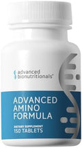 Advanced Amino Formula Tablets, Amino Acid Supplement, Build Muscle, Post Workout Recovery, Energy, Stamina, Non-Gmo, Gluten, Dairy, Vegan (150 Tablets)