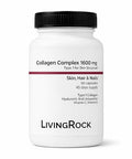 Livingrock Marine Beauty Collagen Complex For Skin Hair & Nails With Type 1 Marine Collagen Hyaluronic Acid Astaxanthin Vitamins C & E 90 Capsules 45-Day Supply