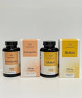 Herbamama Ashwagandha And Mullein Kit - Bundle Of 1500 Mg Ashwagandha Root & 1200 Mg Mullein Leaf Capsules 100 Caps - Vegan Non-Gmo Sugar & Alcohol- - 2 Pack