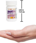 HealthA2Z Gas Relief Simethicone 180mg | Relieves from Stomach Discomfort and Gas | Anti Flatulence | Relieves Gas Fast
