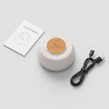 Auge Light 4-In-1 White Noise Machine Portable Rechargeable Sleep Sound Machine With Dimmable Night Light Bluetooth Speaker & Sleep Timer 30 Sounds 32 Volume For Baby Adult Travel Office