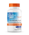Doctor'S Best Hyaluronic Acid With Chondroitin Sulfate - Joint Health Support Supplement For Women & Men Biocell Collagen Non-Gmo Gluten Free Soy Free 60 Tablets