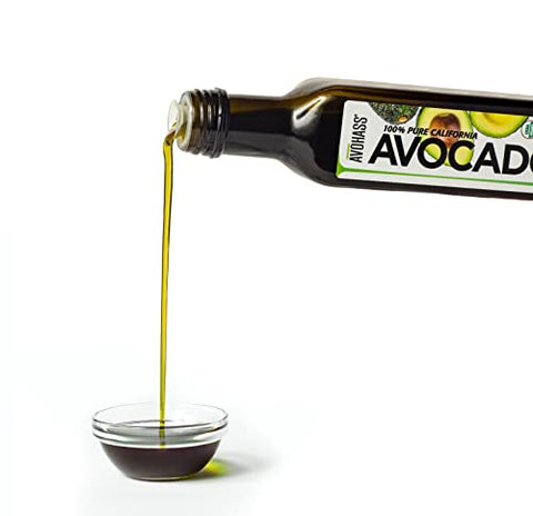 Avohass Mexico USDA Organic Certified Extra Virgin Avocado Oil 16.9 fl oz Bottle