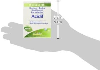 Boiron Acidil 60 Tablets (Pack Of 3) Homeopathic Medicine For Indigestion 60 Tablets (Pack Of 3)
