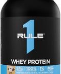 Rule 1 Proteins Whey Protein " 24G Fastacting Protein From Allwhey Sources With Naturally Occurring Eaas & Bcaas For Workout Recovery Or Anytime Use (2 Pounds Vanilla Ice Cream)