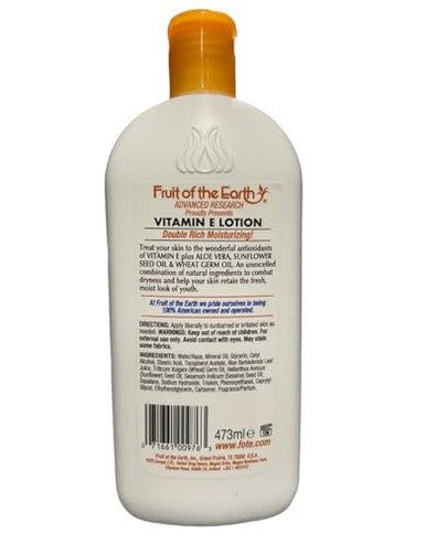 Fruit Of The Earth Vitamin E Lotion 16 Oz
