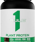 Rule 1 Proteins Plant Protein Vegan Gluten Dairy & Soy Protein Powder With 20G Protein Per Serving (20 Servings Dark Chocolate)