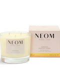 Neom Happiness Scented Candle 3 Wick Essential Oil Aromatherapy Candle Neroli Mimosa & Lemon Scent To Make You Happy