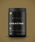 Spoken Nutrition Creatine Monohydrate Build Lean Muscle Mass And Improve Recovery Unflavored Powder 90 Servings Strength & Performance Support