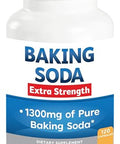 Kidney Restore Baking Soda Aluminum Free 1300Mg Per Pill Extra Strength Organic Use Pure Baking Soda Capsules For Health & Wellness. Baking Soda Tablets 120 Pills