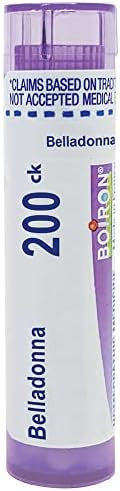 Boiron Belladonna Homeopathic Medicine For Fever 200Ck 80 Pellets And 30C 80 Pellets