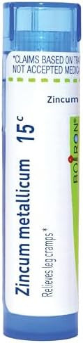 Boiron Zincum Metallicum 15C For Leg Cramps 80 Pellets