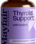 Thyroid Support With Iodine, Natural Supplement For Women And Men, Supports Energy And Thyroid Health, 120 Capsules