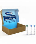 Oral-B Electric Toothbrush Brush Heads Precision Clean White + 2 Daily Clean White 1 Count