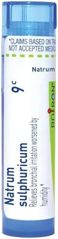 Boiron Natrum Sulphuricum 9C For Bronchial Irritation Worsened By Humidity 80 Pellets