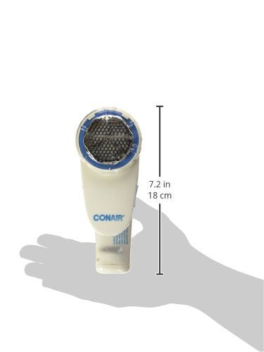 Conair Fabric Shaver And Lint Remover Battery-Operated Portable Clothes Shaver With 3 Settings Fuzz Remover For Sweaters Clothing And Furniture Large 2-Inch Shaving Head White