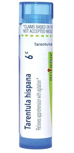 Boiron Tarentula Hispana 6C For Apprehension With Agitation 80 Pellets