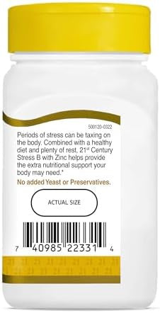 21St Century Stress B Plus Zinc 66 Count