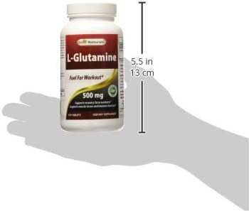 Best Naturals L-Glutamine 500 mg 250 Tablets