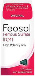 Feosol Original Ferrous Sulfate Iron Supplement 120 CT (Pack of 3)