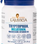 Ana MaraA Lajusticia Tryptophan With Magnesium + Vit B6 & Melatonin. Induces Sleep And Improves Sleep Quality. Study Support. Supplement By Ana Maria Lajusticia. 60 Tablets