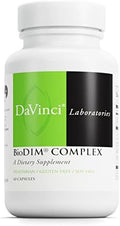 Davinci Labs Biodim Complex Hormone Support Supplement With Vitamin D3 Dim Green Tea Extract Vitamin E Calcium Hmrlignan & Transresveratrol 60 Capsules (30 Capsules)