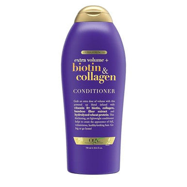 Ogx Biotin & Collagen Extra Strength Volumizing Conditioner For Thicker Fuller Hair 25.4 Fl Oz