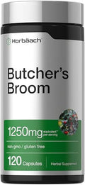 Horbaach Butchers Broom Capsules 120 Count