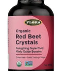 Flora Organic Red Beet Crystals Energizing Superfood Nitric Oxide Booster Vegan Equals 5.5 Lbs. Of Red Beets Pressed From Fresh Harvested Organic Beets 7Oz. Powder