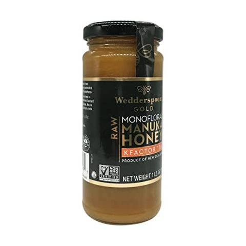 Wedderspoon 100% Raw Manuka Honey - KFactor 16 - 11.5 Ounces