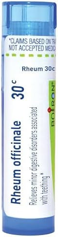 Boiron Rheum Officinale 30C For Minor Digestive Disorder Relief 80 Pellets