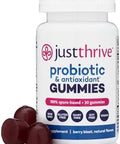 Just Thrive Probiotic Gummies - Kids Men And Womens Probiotic - For Digestive And Overall Health 30 Count