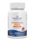 Nordic Naturals Vitamin D3 5000 Gummies Passion Fruit - 30 Gummies - Support For Healthy Bones Mood & Immune System - Vegetarian - Non-Gmo 30 Servings