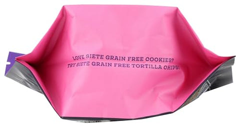 Siete Gluten Free Chocolate Chip Cookies w/ Hint of Mexican Vanilla | Vegan | Grain Free | Non GMO | Dairy Free | Made with Almond Flour & Coconut Oil | 4.5 Oz. Bag (Pack of 1)
