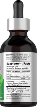 Horbaach Liquid Chlorophyll Drops 2 Fl Oz