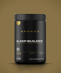 Spoken Nutrition Sleep Builder Melatonin Free Sleep Powder 3 Forms Of Magnesium Cherry Flavor 30 Servings Nighttime Recovery & Relaxation Support