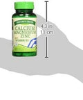 Nature's Truth Calcium, Magnesium, Zinc Plus Vitamin D3 Supplements, 90 Count (Pack of 3)