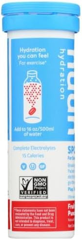 Nuun Hydration Drink Tab Active Fruit Punch 10 Tablets Case Of 6