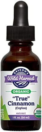 Oregon'S Wild Harvest Cinnamon 1:2 Organic Herbal Supplement 1 Fluid Ounce