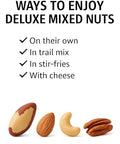Foods Alive Organic Deluxe Mixed Nuts, 8oz, Kosher Blend of Premium Organic Cashews, Almonds, Walnuts, Pecans, Brazil Nuts