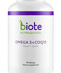 Biote Nutraceuticals - Omega 3 Coq10 - Heart Brain (90 Gel Caps)