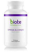 Biote Nutraceuticals - Omega 3 Coq10 - Heart Brain (90 Gel Caps)