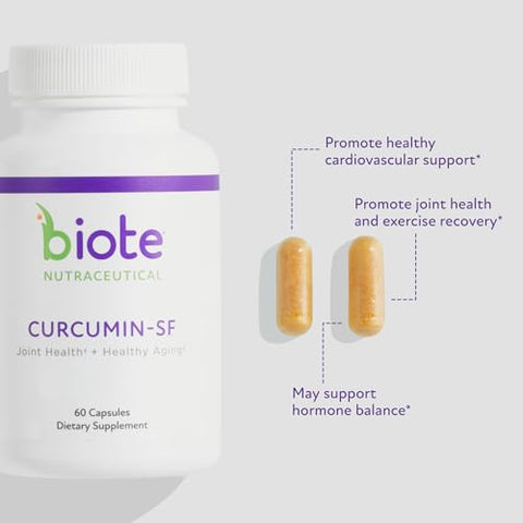 Biote Nutraceuticals - Curcumin Sf - Circulation Healthy Aging (60 Capsules)