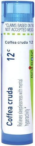 Boiron Coffea Cruda 12C Homeopathic Medicine For Sleeplessness 80 Pellets